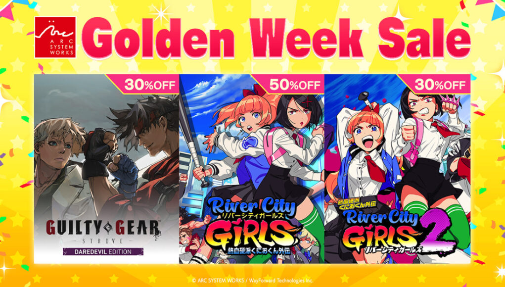 Arc System Works “Golden Week Sale” with up to 50%