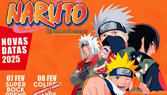 Naruto Symphonic Experience in Portugal has been postponed to 2025