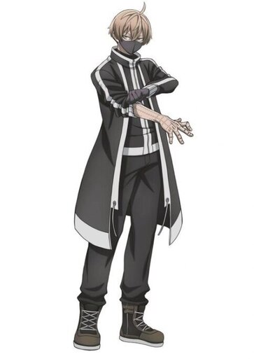 Kōtarō Nishiyama as Jin Kougasaki, a classmate of Shiki's at Rasetsu Academy who is always seen wearing a black mask.  Jin has a contentious relationship with Shiki, marked by frequent confrontations and disagreements.