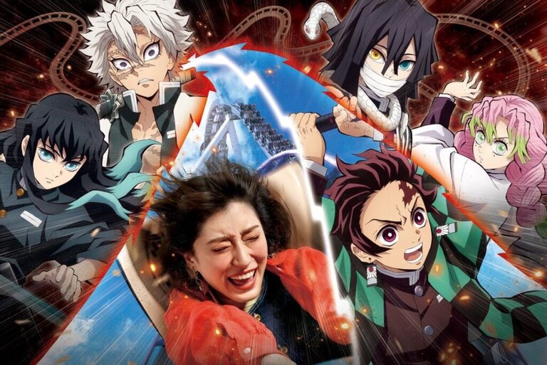 “Demon Slayer: Kimetsu no Yaiba Pillar Training Edition x Hollywood Dream the Ride” first volume