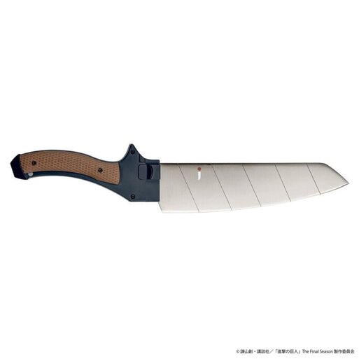 Santoku knife with ultra-hard blade inspired by the TV anime 