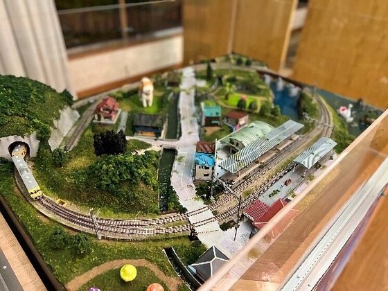 An original railway diorama called 