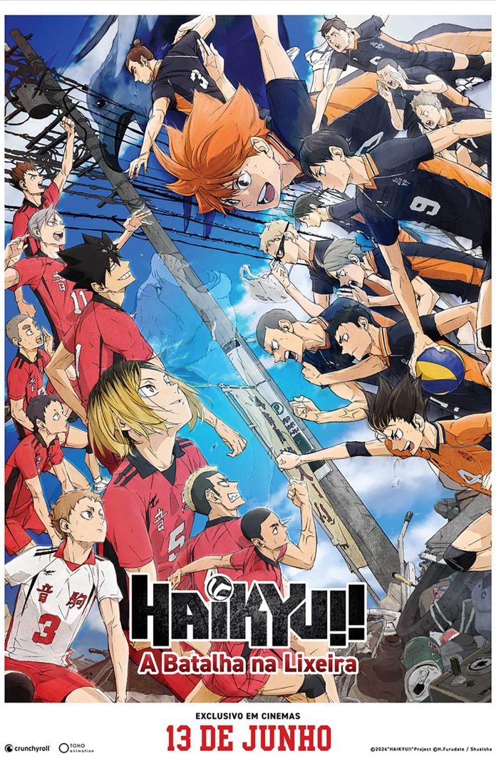 HAIKYU!!  The Battle in the Trash Poster Portugal