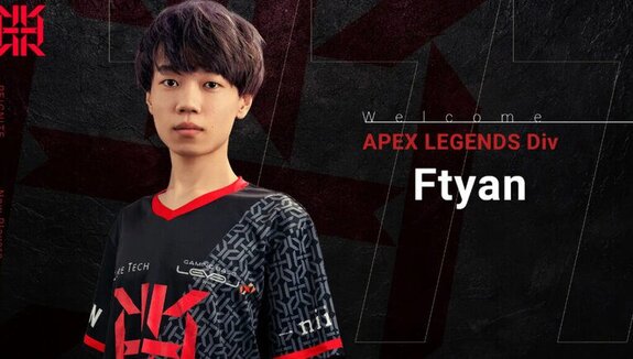 Ftyan joins the Apex Legends division of the professional e sports