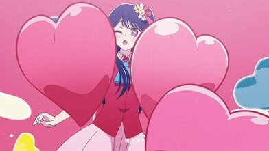 Oshi no Ko op anime hearts