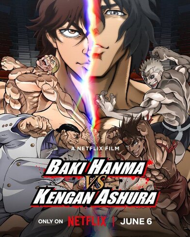 Baki Hanma vs.  Kengan Ashura anime poster